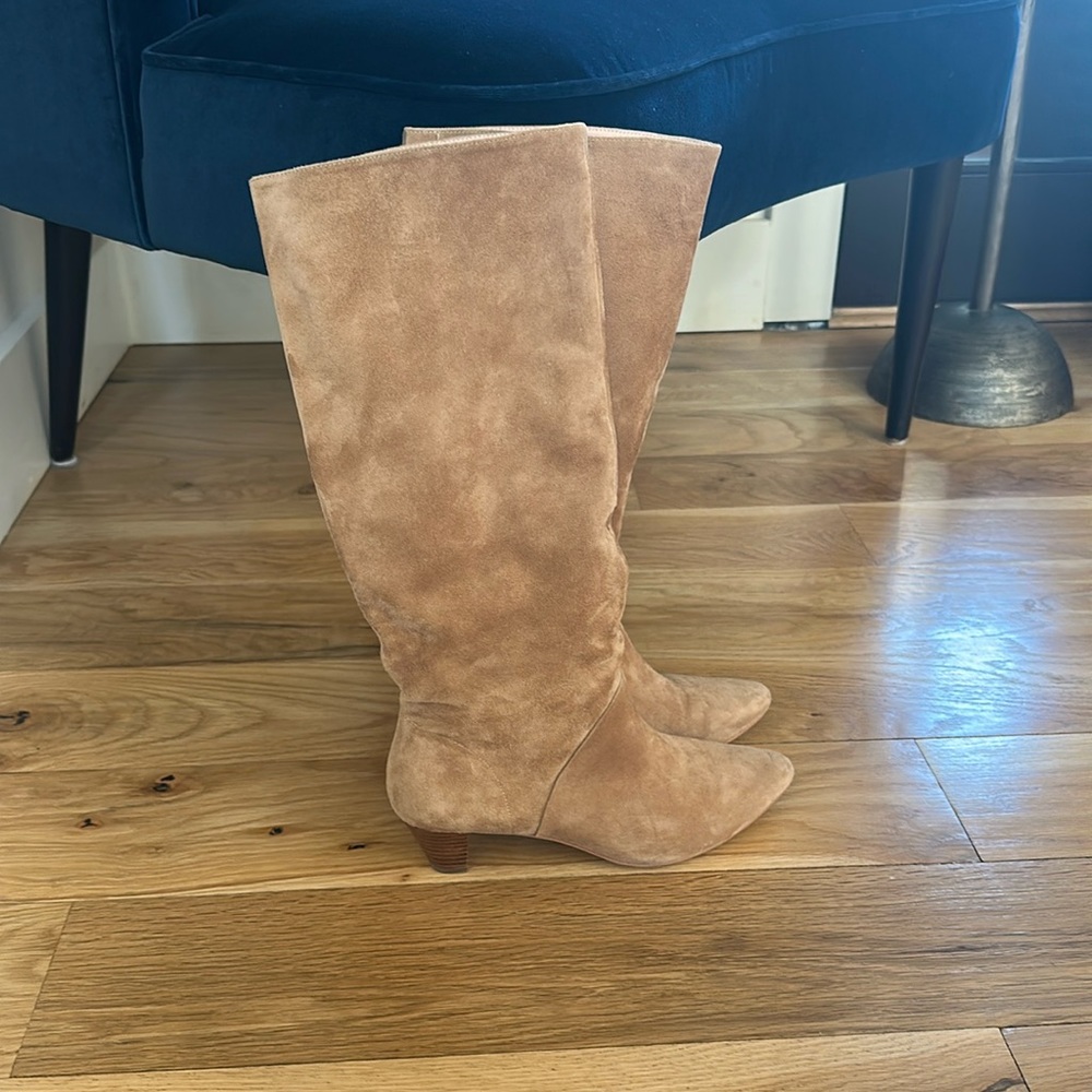 Silent D Erena Kitten-Heel Boots (Anthropologie, 7.5)